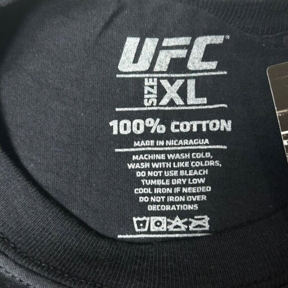 UFC UIsrael Adesanya Tee‎ Mens XL Black Auckland New Zealand Fight Pride NEW - Picture 3 of 8